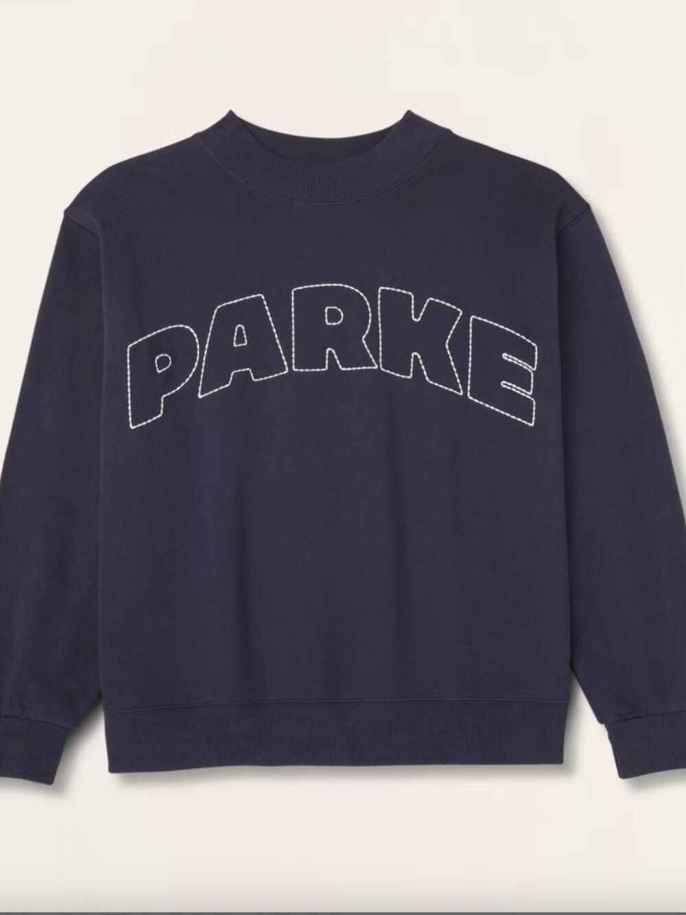 Target X Parke Mockneck Pullover Sweatshirt Navy L/XL